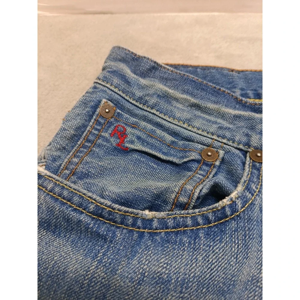 Polo Ralph Lauren Men's Size 30/30 Straight Leg Jeans RN# 41381 Distressed.
